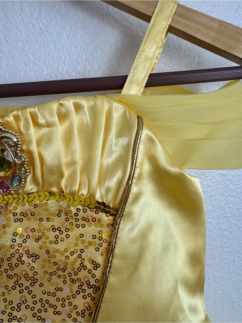 Disney Parks Belle Princess Costume Dress With Crown Size 5